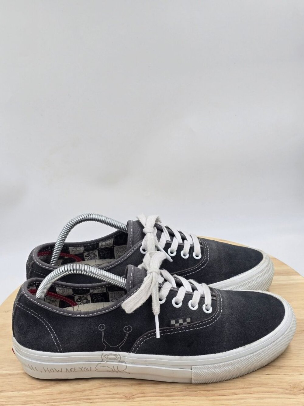 Vans Daniel Johnston X Skate Shoes Authentic Hi How Are You Project Mens 8.5